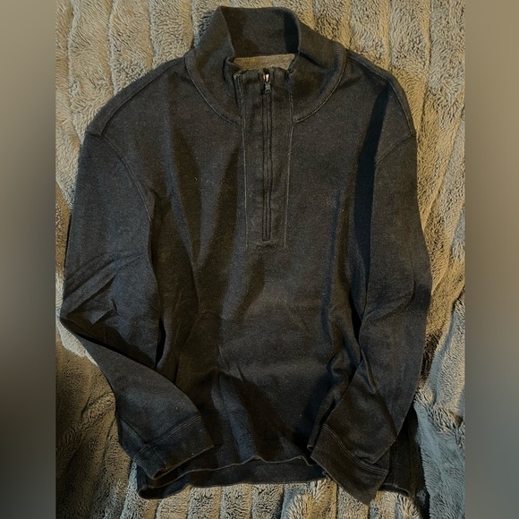 🚨Calvin Klein Mock Neck 1/4 zip Pullover Sweatshirt - Picture 1 of 3